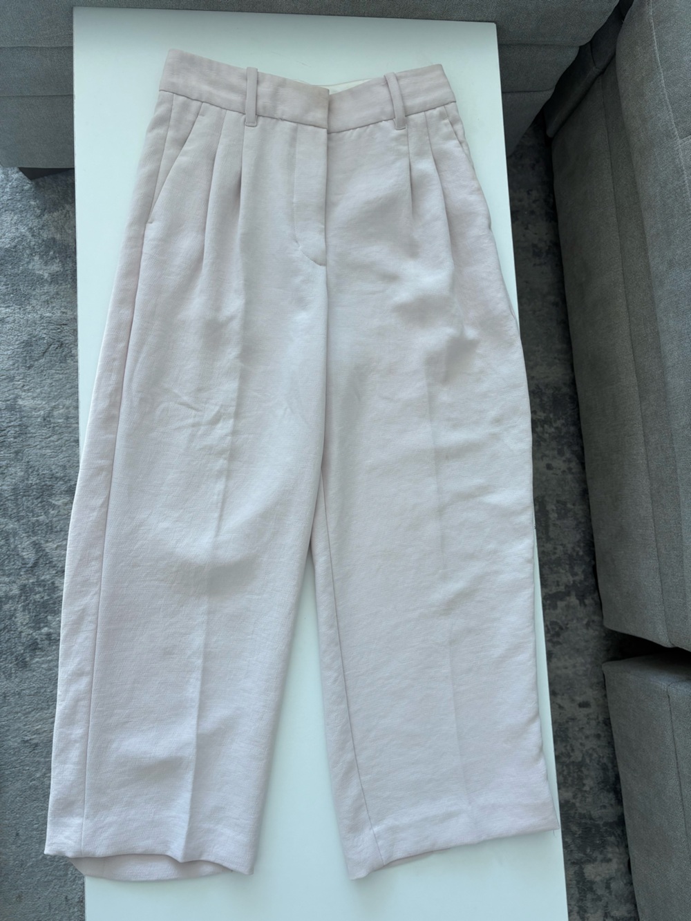 Wilfred Pale Pink High-Rise Trousers